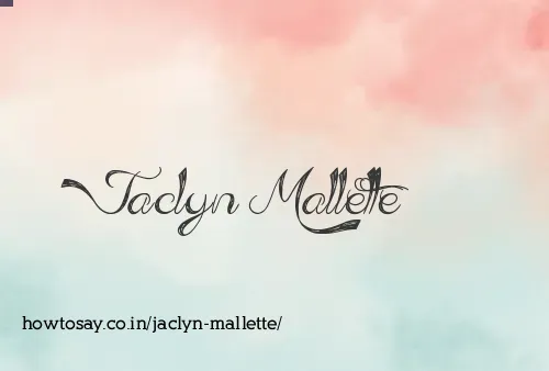Jaclyn Mallette
