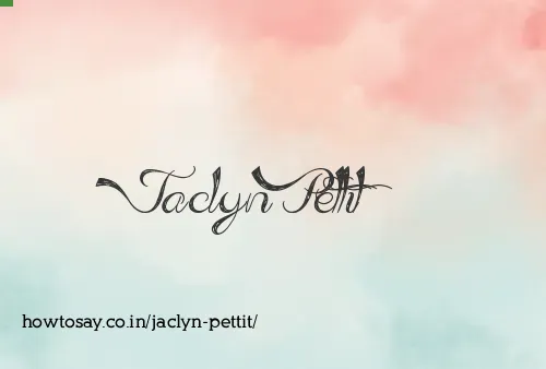 Jaclyn Pettit