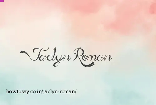 Jaclyn Roman