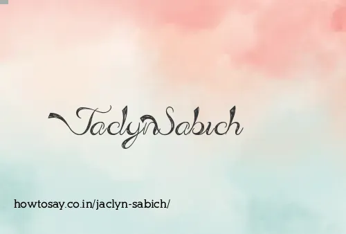 Jaclyn Sabich