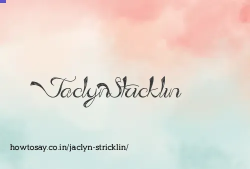 Jaclyn Stricklin