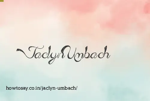 Jaclyn Umbach