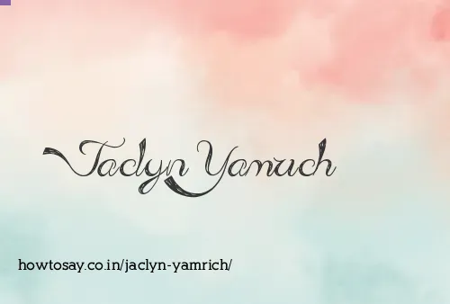 Jaclyn Yamrich