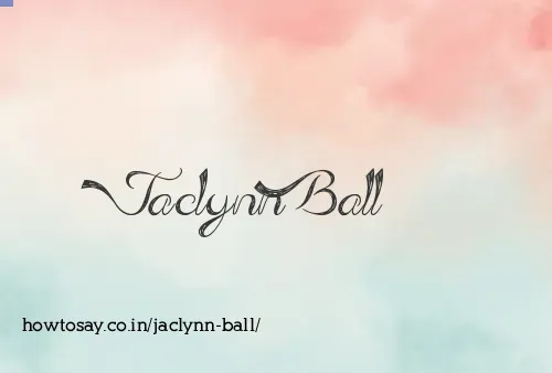 Jaclynn Ball