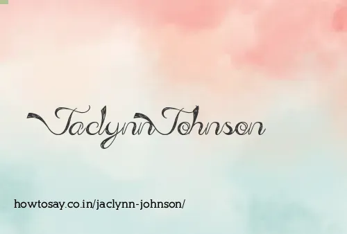 Jaclynn Johnson