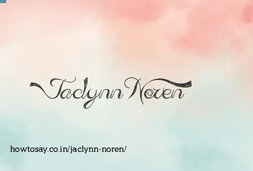 Jaclynn Noren
