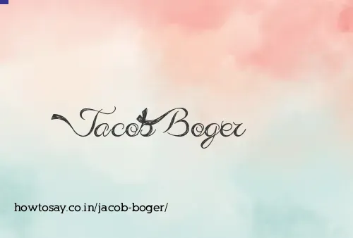Jacob Boger
