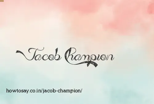 Jacob Champion