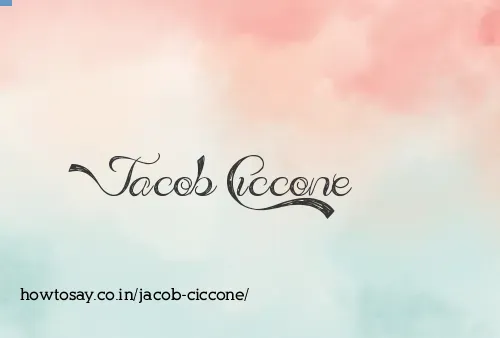 Jacob Ciccone