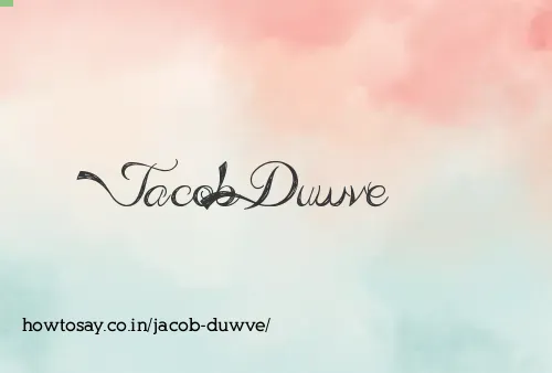 Jacob Duwve