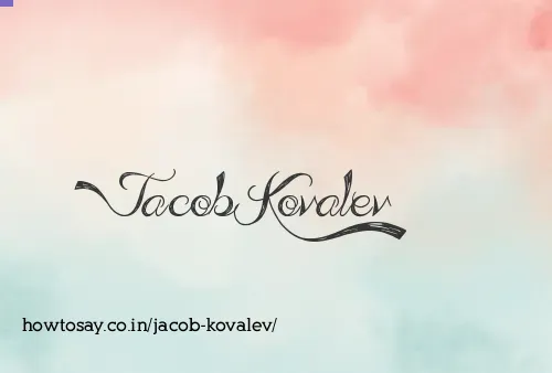 Jacob Kovalev