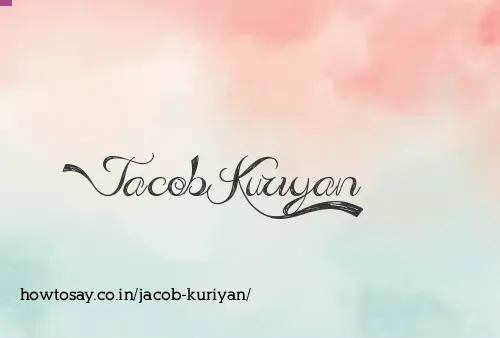 Jacob Kuriyan