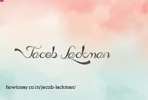 Jacob Lackman