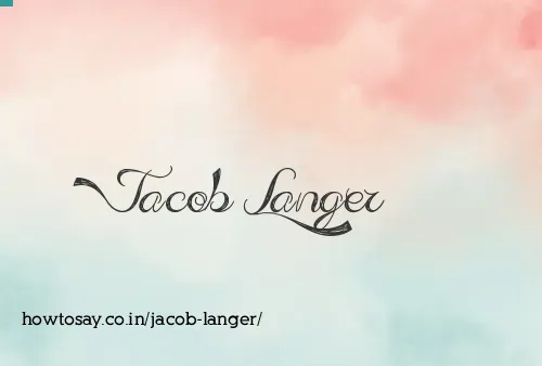 Jacob Langer