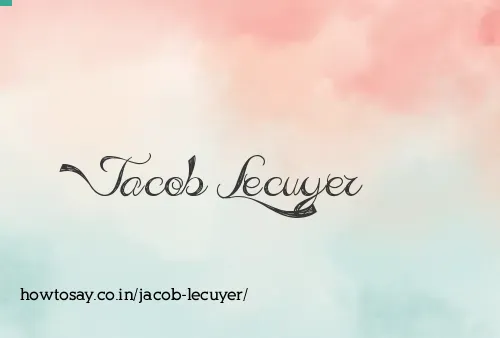 Jacob Lecuyer