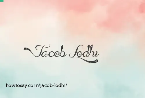 Jacob Lodhi