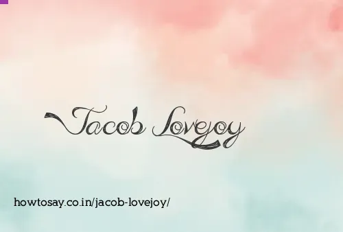 Jacob Lovejoy