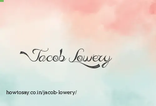 Jacob Lowery