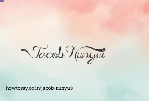 Jacob Nunyui