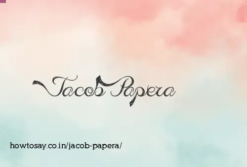Jacob Papera