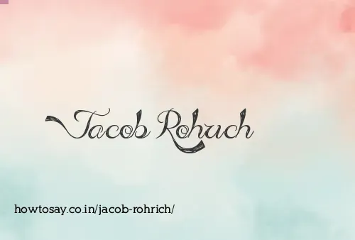 Jacob Rohrich