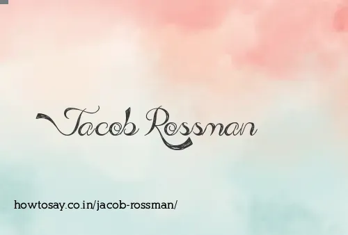 Jacob Rossman