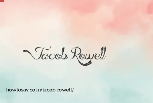 Jacob Rowell