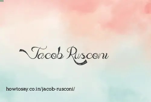 Jacob Rusconi