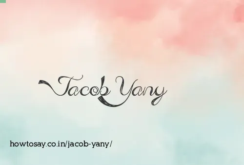 Jacob Yany