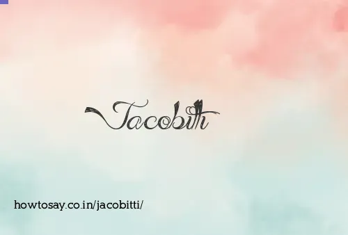 Jacobitti