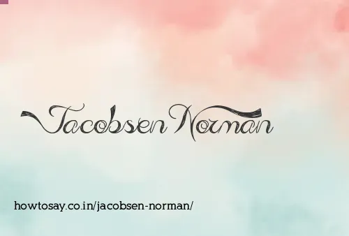Jacobsen Norman