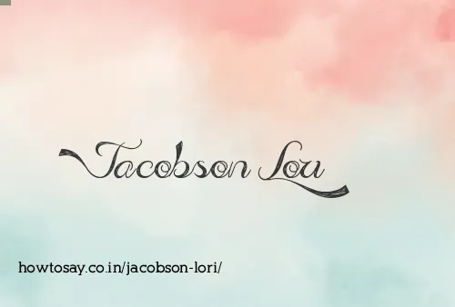 Jacobson Lori
