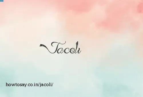 Jacoli