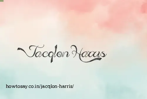 Jacqlon Harris