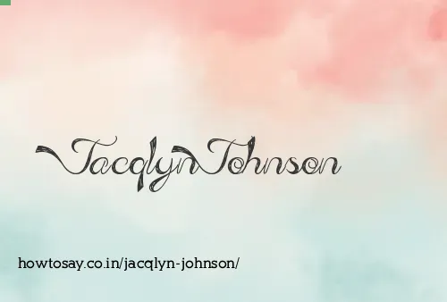 Jacqlyn Johnson