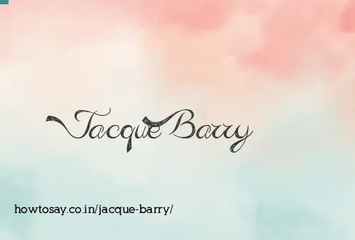 Jacque Barry