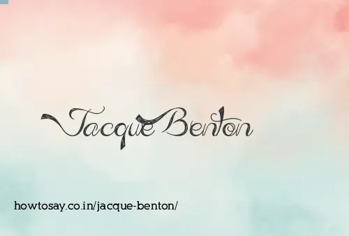 Jacque Benton