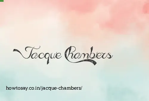 Jacque Chambers