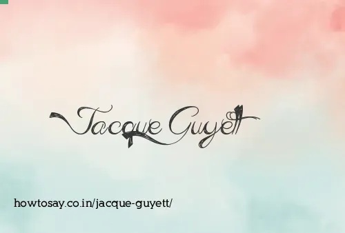 Jacque Guyett