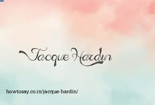 Jacque Hardin