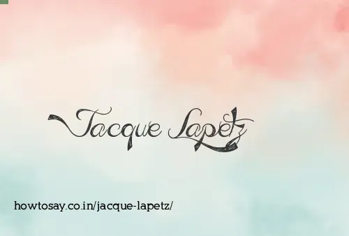 Jacque Lapetz