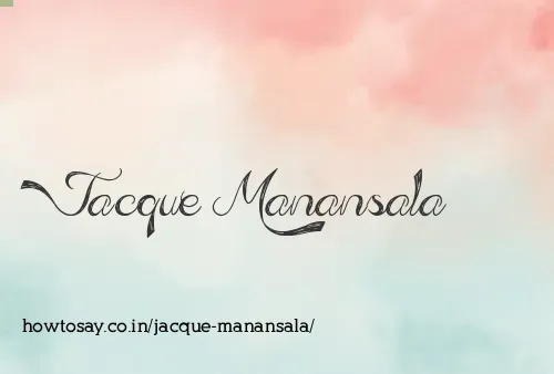 Jacque Manansala