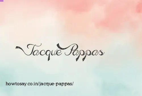 Jacque Pappas