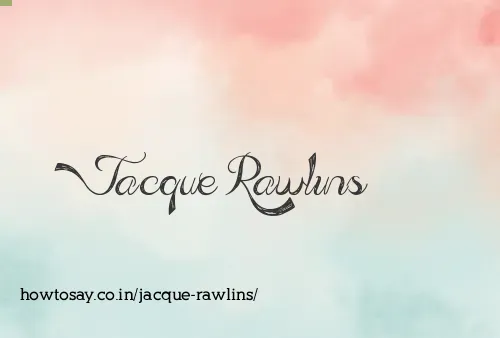 Jacque Rawlins