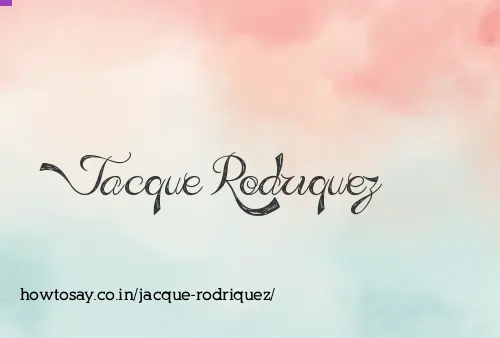 Jacque Rodriquez