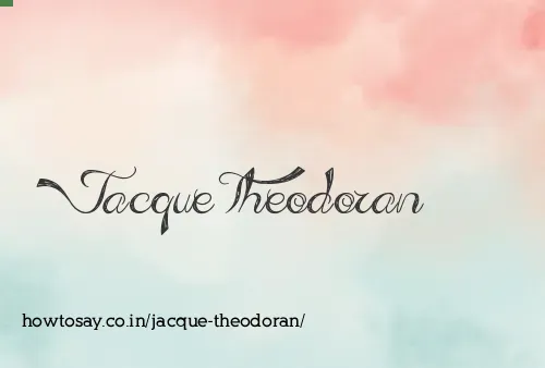Jacque Theodoran