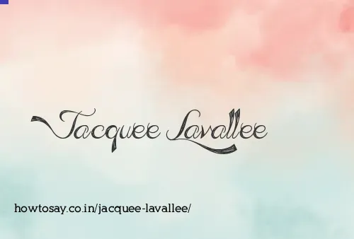 Jacquee Lavallee