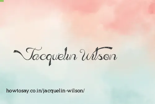Jacquelin Wilson