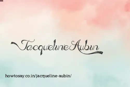 Jacqueline Aubin