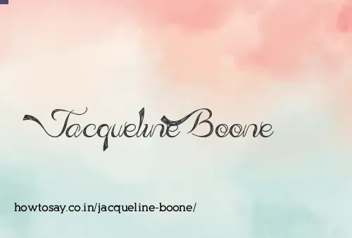 Jacqueline Boone